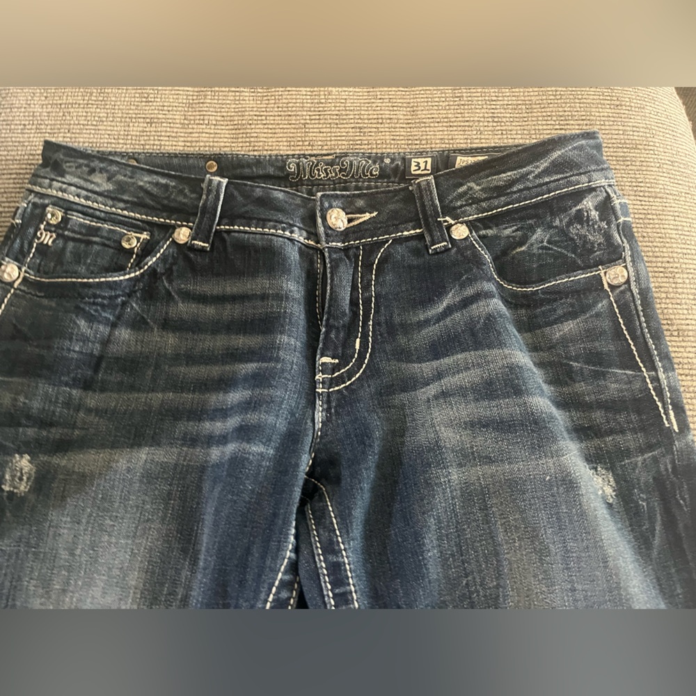 Miss me Dark Blue Women Jeans nwot - Picture 4 of 9